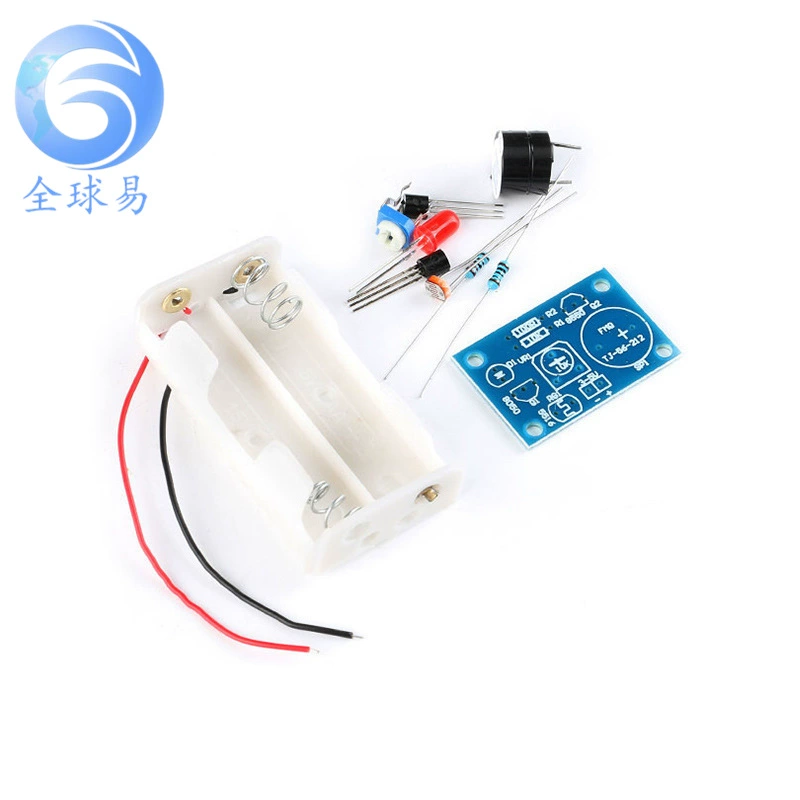 Легкая и темная Индукционная сигнализация светочувствительная Индукционная забава DIY электронные производственные детали светочувствительный комплект звуковой и световой сигнализации