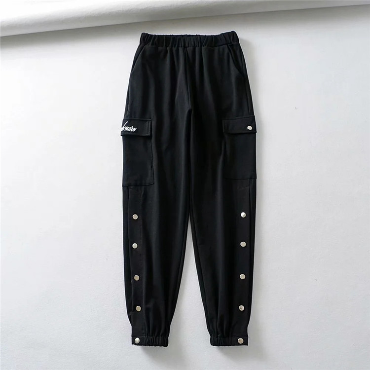 rivet casual loose-fitting pants NSLD14771