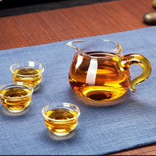 廠家直供玻璃小茶杯中式小茶碗茶樓功夫茶具飲茶者小品杯分銷代發