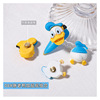 Zirconium, diamond, demi-season fashionable accessory, crystal, nail decoration, 20 years, flowered, Donald Duck