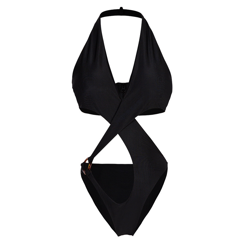 sexy hollow ring one-piece swimsuit  NSHL25125