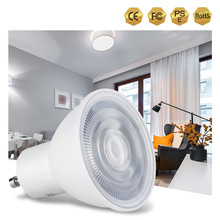 厂家直销led灯杯gu10 mr16家用节能塑包铝灯泡5W7W室内照明灯杯