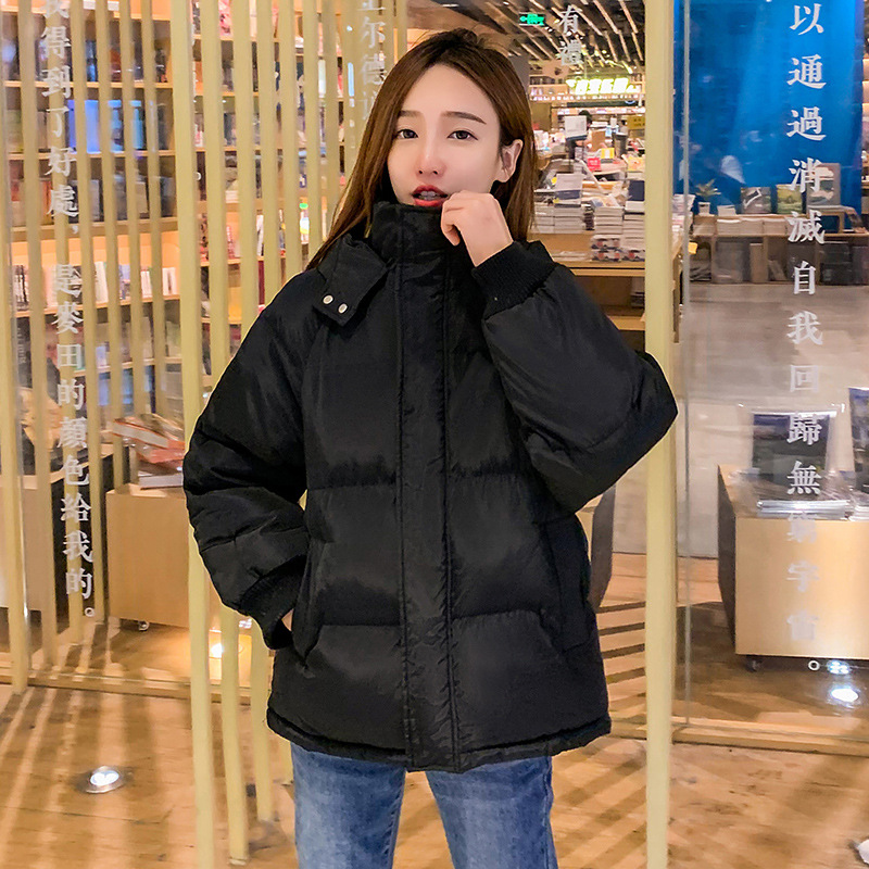2020 nueva ropa de algodón coreana suelta ropa de pan de invierno de mujer abrigo corto chaqueta de algodón de moda