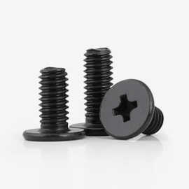 M2M3M4M5M6 黑色304不锈钢薄十字扁平头机牙螺丝钉笔记本数码螺钉