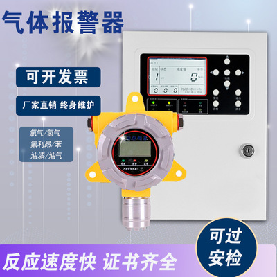 厂家供应固定式声光有毒气体报警器工业NO2二氧化氮探测器检测仪|ms