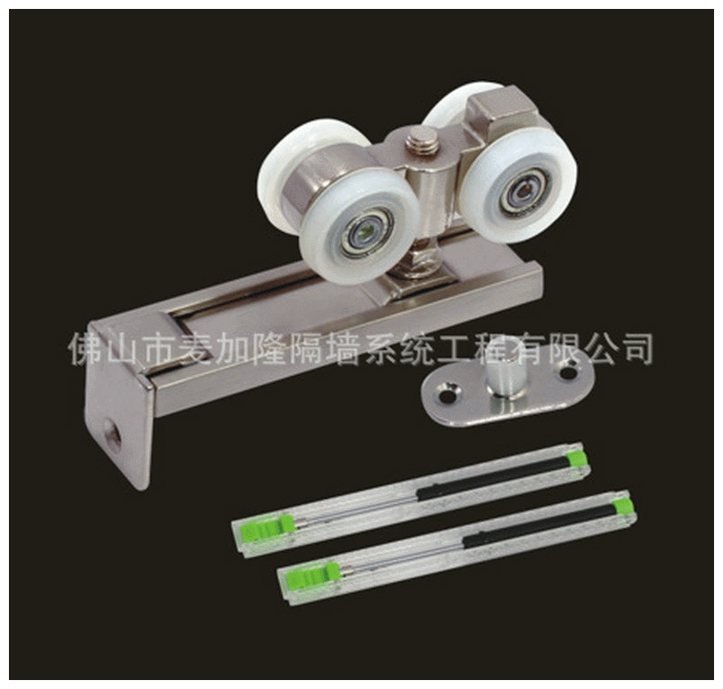 供应 缓冲式用吊轮 折叠门滑轮 阻尼滑轮 推拉式门缓冲吊轮