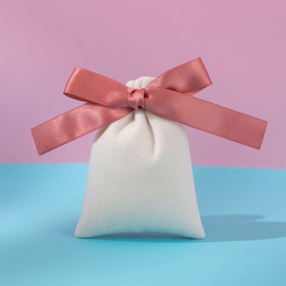 Bolsitas de terciopelo con cordón para joyas o regalos, personalizables con LOGO, ideales para empaques y obsequios