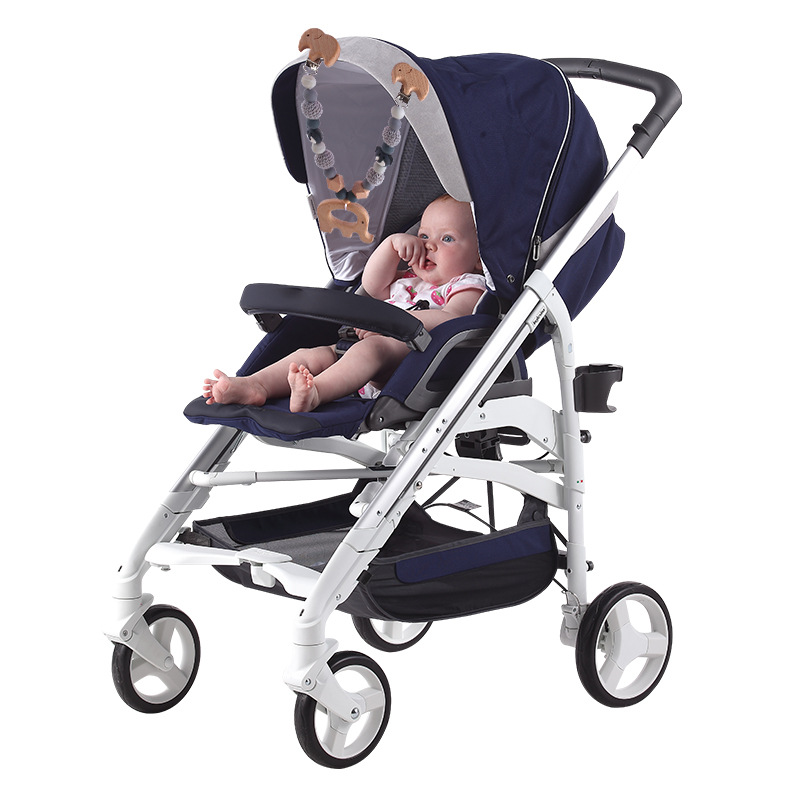 Bebé de dibujos animados Beech Fox estrella de cinco puntas cuentas de silicona chupete cadena pulsera juguete mordedor cochecito joyería colgante