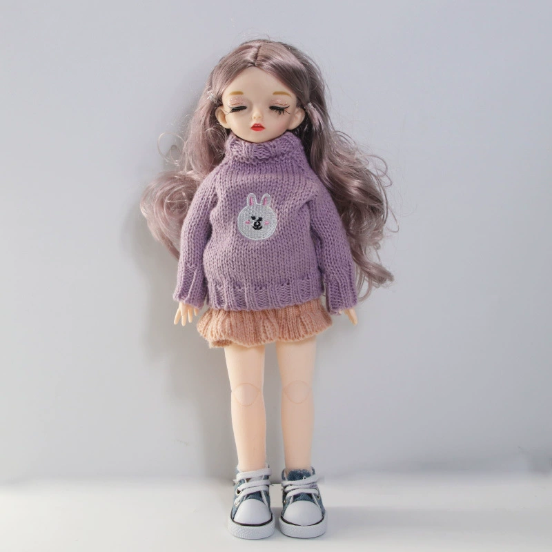 Игрушка, кукла, реалистичные ложные ресницы, 30 см