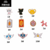 Cartoon variable balloon, metal accessory, earrings, pendant, cat, handmade