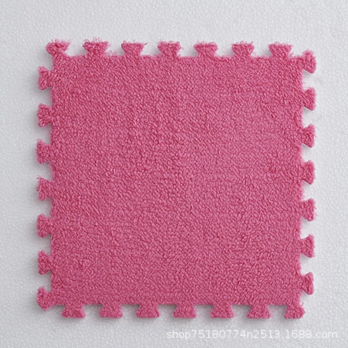 Плитки для пола Velvet stitch interlocking, 30×30 см, пазл-ковры липкие по размеру, толщина 1–2 см