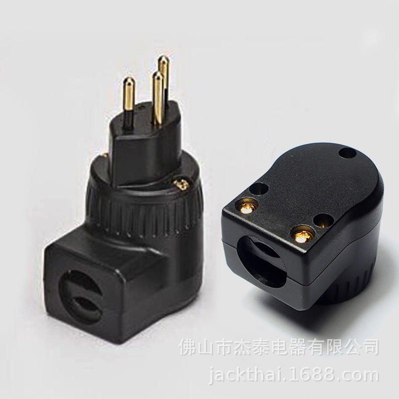 瑞士组装插头 瑞士音响级别高端插头 镀金镀银镀铑插头 HIFI-END