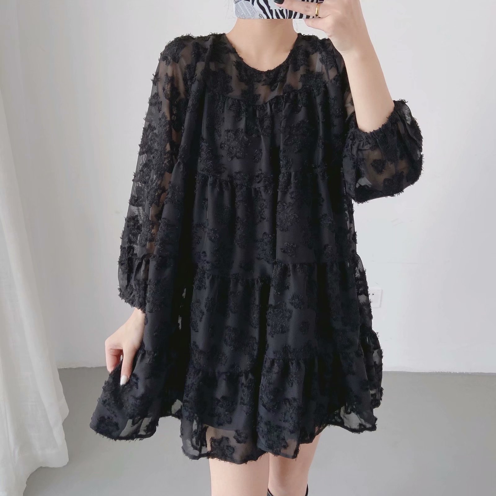 women s temperament fashion texture loose dress  NSAM6690