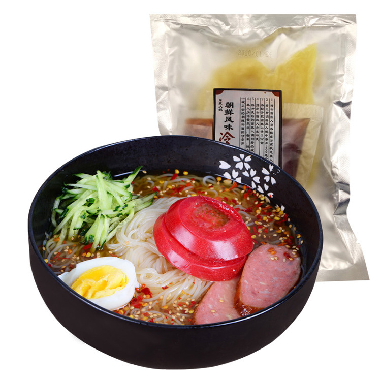荞麥冷面家庭裝 朝鮮族風味大冷面真空袋裝 箱起批發