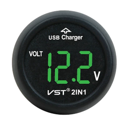 Mobil şarj cihazları: voltage digital display with