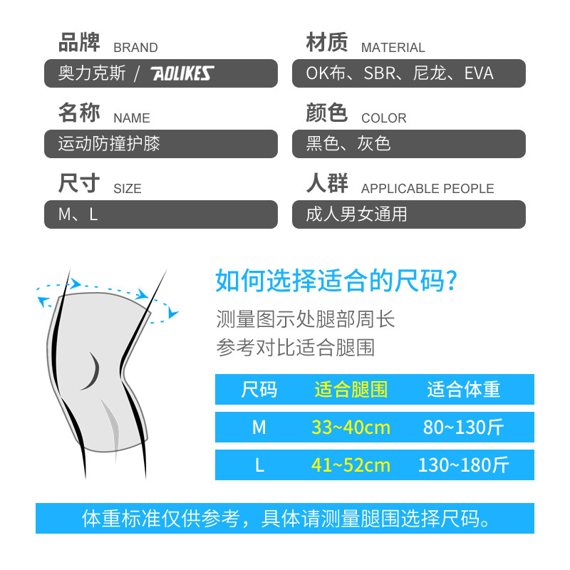 Rodilla esponja anticolisión voleibol fútbol baile patinaje de rodillas baile anticaída rastreo fábrica personalizada