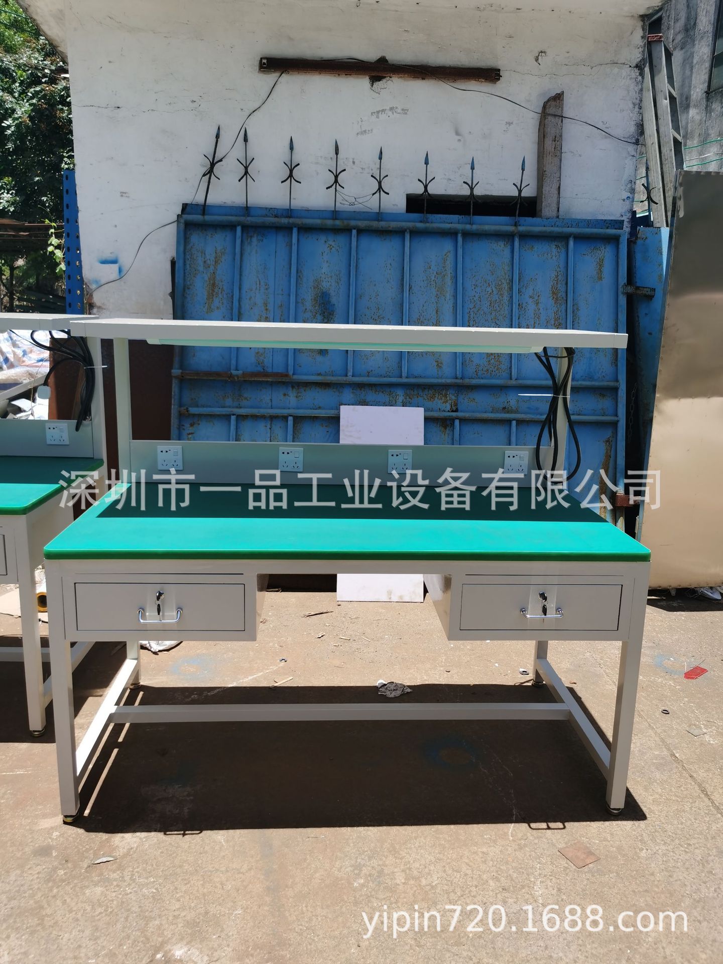 一品重型工作台防静电操作台车间不锈钢钳工工作台维修实验打包台