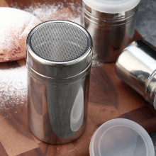 304不锈钢撒粉筒 花式咖啡撒粉器 可可粉肉桂粉撒粉罐 网纱状网筛