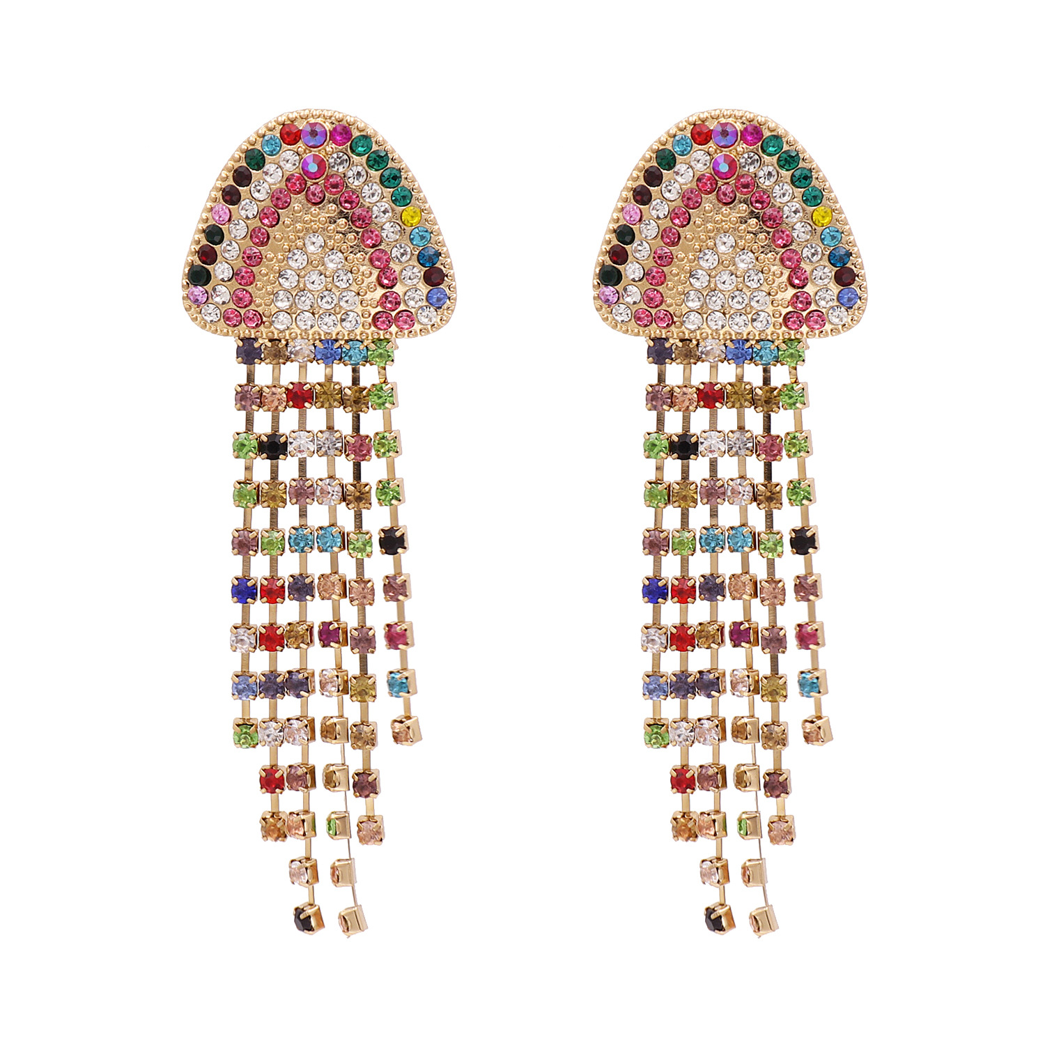 Hot Sale New Creative Jellyfish Tassel Earrings Jewelry Wholesale Nihaojewelry display picture 3