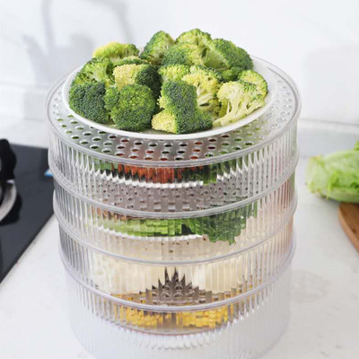 厨房剩饭剩菜保温菜罩 透明食物罩塑料防尘餐桌保暖罩保鲜盖