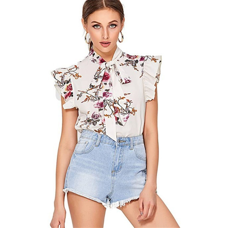 Chemisier en Mousseline de soie - Ref 3429312 Image 1