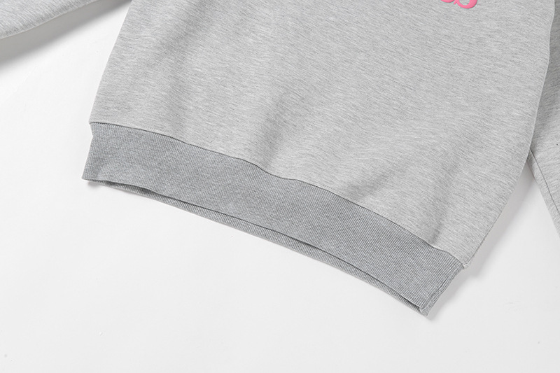 Long-Sleeved Round Neck Loose Plus Velvet Sweatshirt NSSS94335