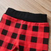 Brand scarf for boys with letters, long-sleeve, trousers, hat, set, 2020