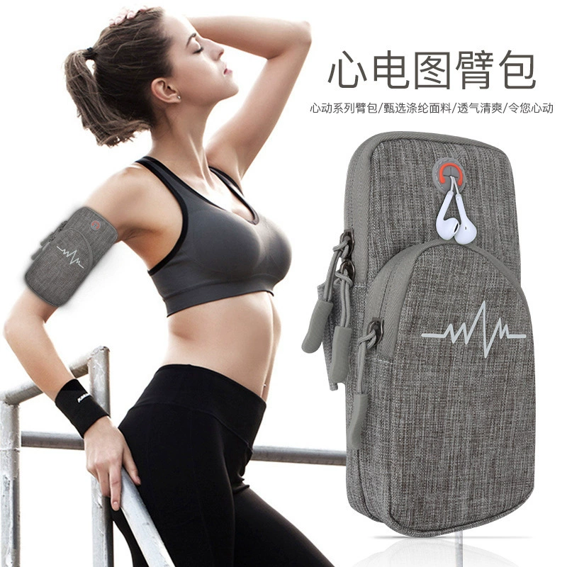 Прямые продажи с фабрики мужских и женских спортивных и фитнес-дышащего ремешка на запястье с наклонной сумкой на руку