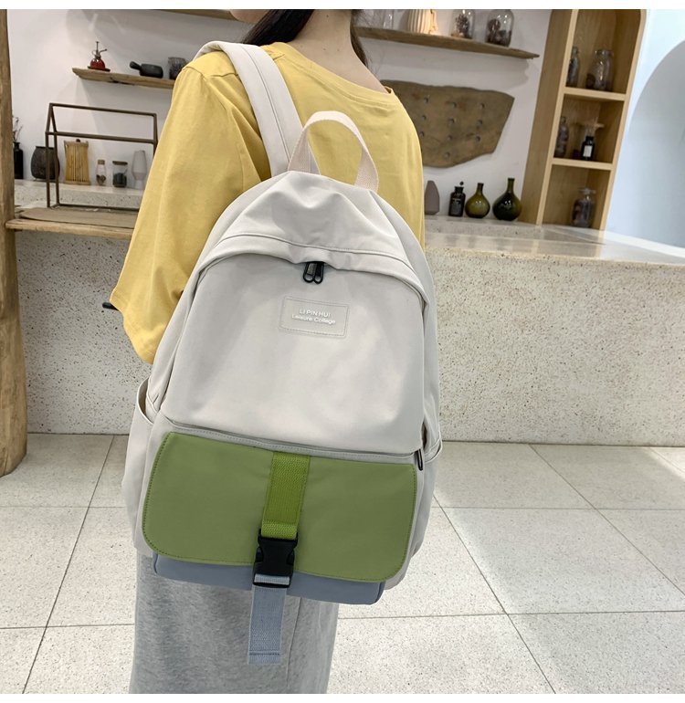 Ins Wind Schult Asche Weiblich Koreanische High School Harajuku Ulzzang Junior High School Schüler Schüler Rucksack Kunst Und Wald Rucksack display picture 36