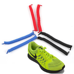 Spring-Loose Laces Lazy Casual Accessories Elastic No-Tie Phone Cord Round Shoelaces Sports Shoelace Factory Wholesale