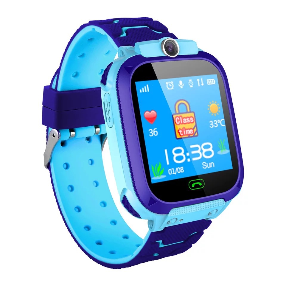 Children's smart watch positioning call depth waterproof English watch