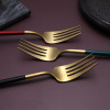 Set stainless steel, dessert fruit fork, internet celebrity, 3 pieces