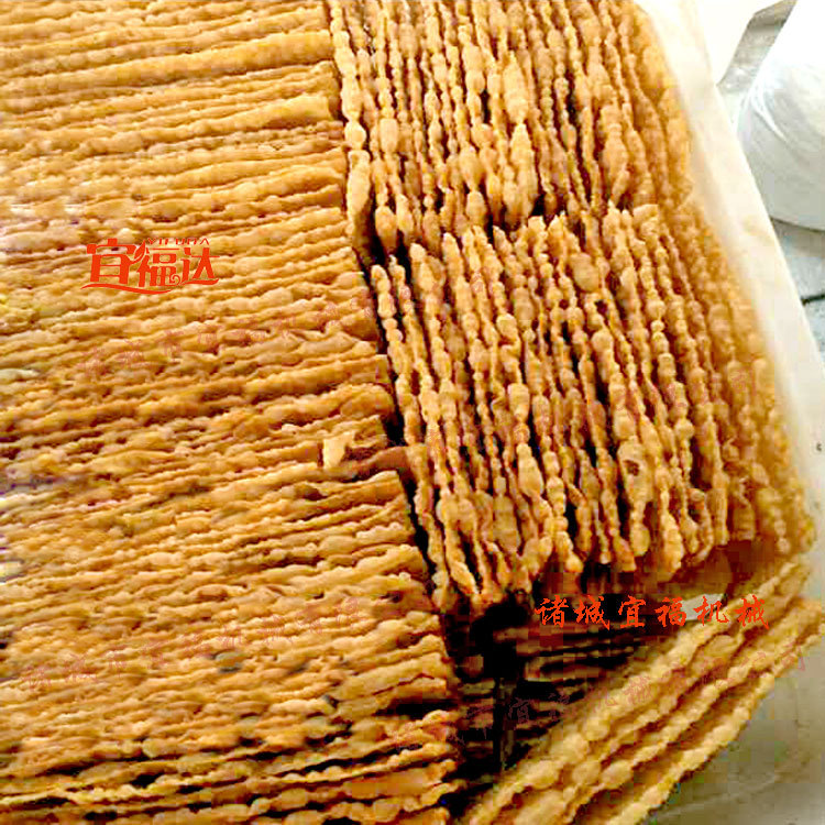 山东薄脆油炸机 电加热脆皮油炸锅 宜福半自动薄脆生产线