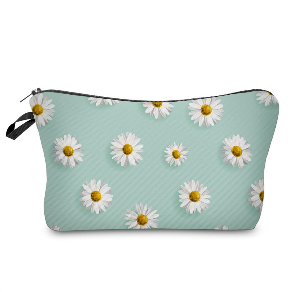 Sunflower Multi-functional Dumpling Makeup Toiletry Bag For Women_voghion.com