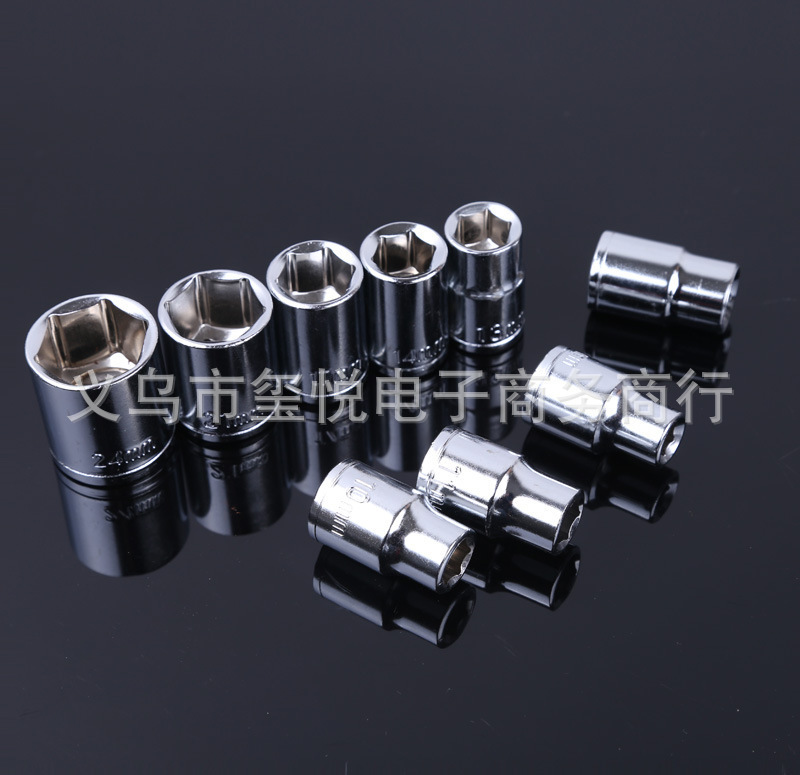 10件套套筒组套 组套工具箱 组合工具套装 汽修工具 车用五金工具
