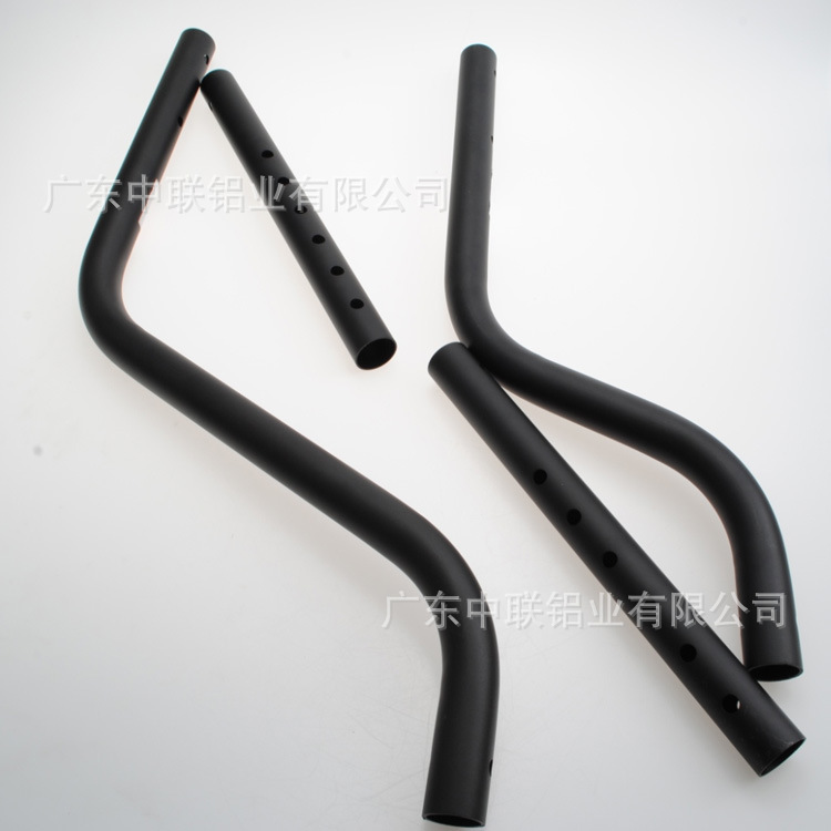 6063型材铝管铝合金圆管异型折弯加工 铝合金弯管挤压氧化加工