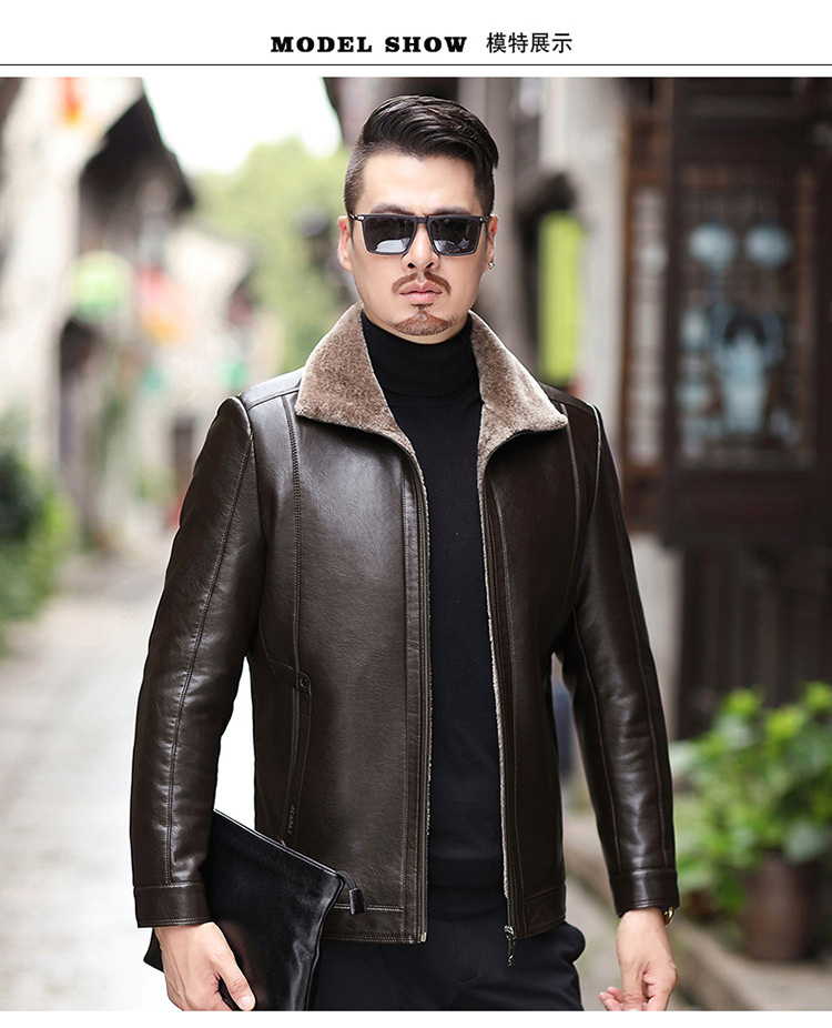 Veste en cuir homme - Ref 3443780 Image 15