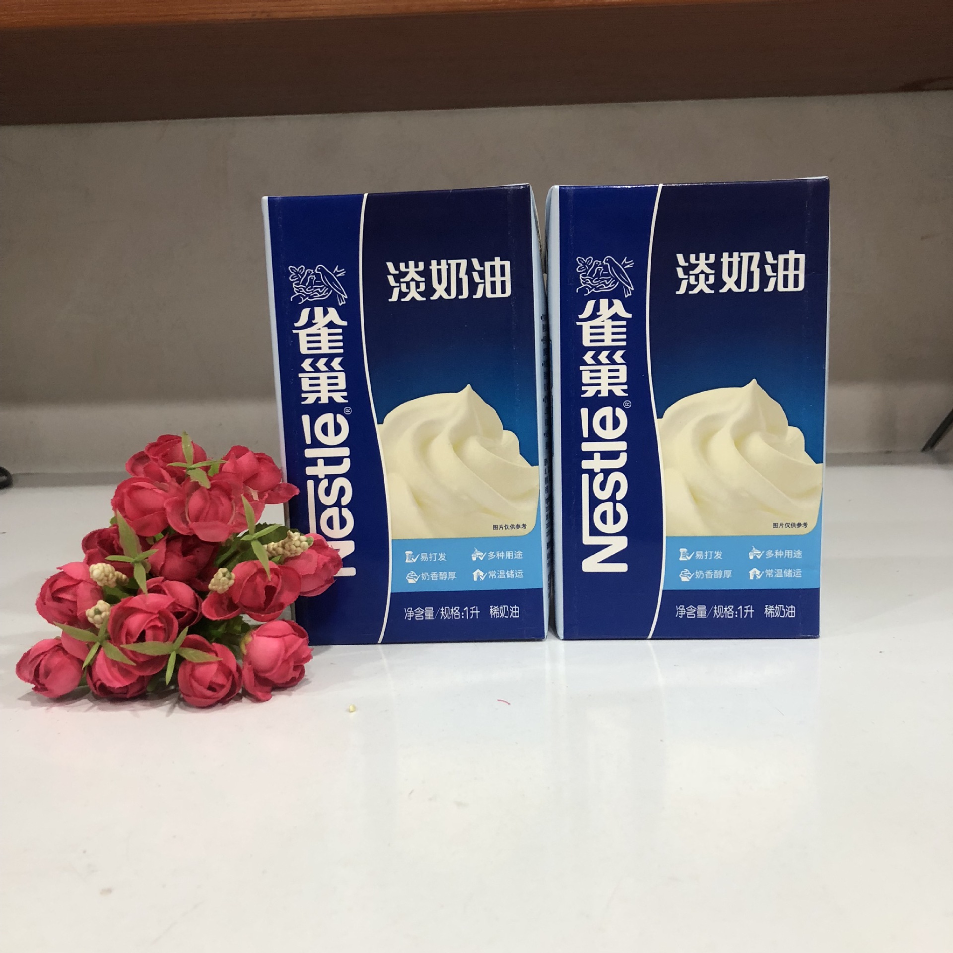 雀巢淡奶油250ml*1箱 淡忌廉烘焙蛋糕面包班戟千层1箱*24瓶-阿里巴巴