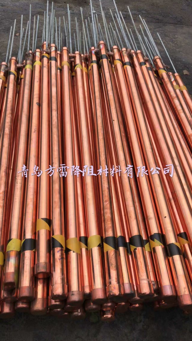 一字型离子接地极 电解离子接地极 垂直接地极 紫铜高效接地极