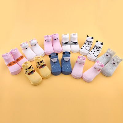 秋冬兒童襪子棉襪寶寶卡通新生兒襪保暖嬰兒襪