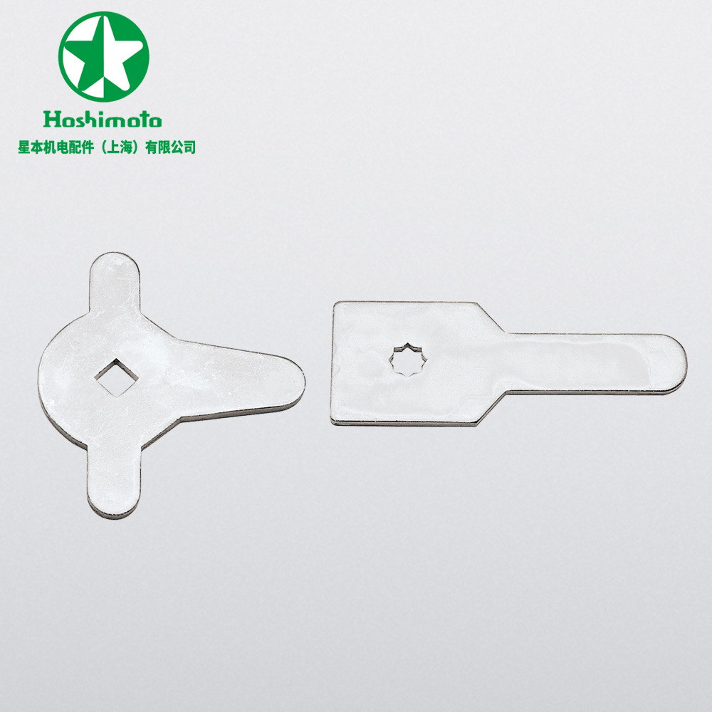 星本机电C-3机械门锁配件挡板 镀彩锌档板 各类门锁挡板耐用