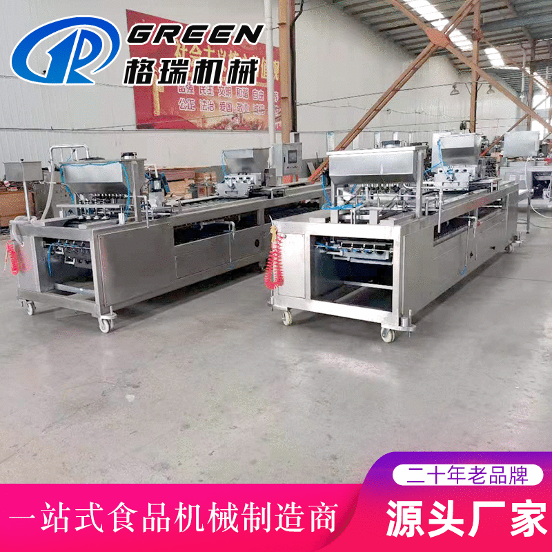 黄金蛋饺机 不锈钢自动控温蛋饺机不粘涂层自动蛋饺生产流水线