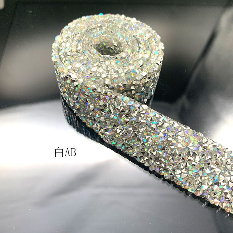 Suministro directo de fábrica de diamantes de goma, diamantes de resina, diamantes de malla, diamantes autoadhesivos, adhesivos, cadenas de códigos de diamantes en caliente, cinturones de vestido de novia