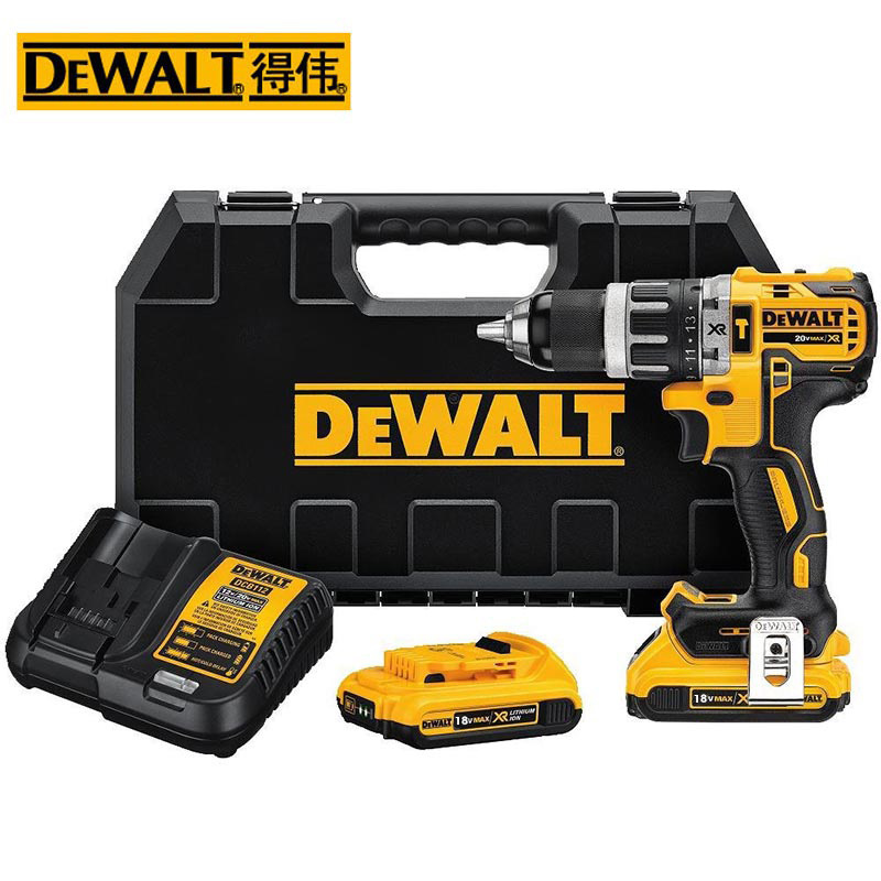 得伟(DEWALT)18V锂电充电无刷磁浮冲击电钻起子冰钻DCD795D2