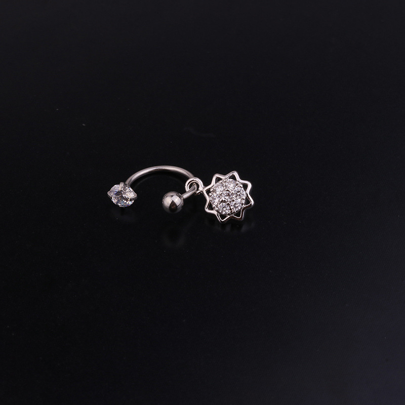 Boucles D'Oreilles Cartilage Géométrique Acier Inoxydable 316 Le Cuivre Zircon Incrusté display picture 19