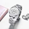 Swiss watch stainless steel, fashionable quartz watches