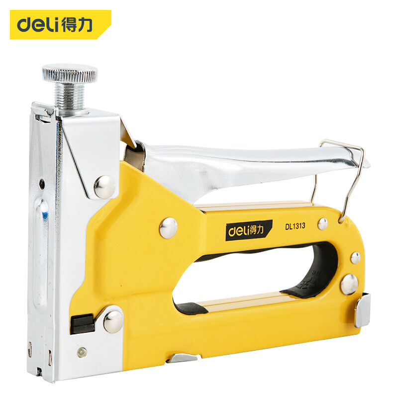 Deli Manual Nail Gun Three-purpose Code Nail Gun Air Nail Nail Gun U-shaped Nail Grabber Horse Stapler Gun T-shaped Nail Martin Gun