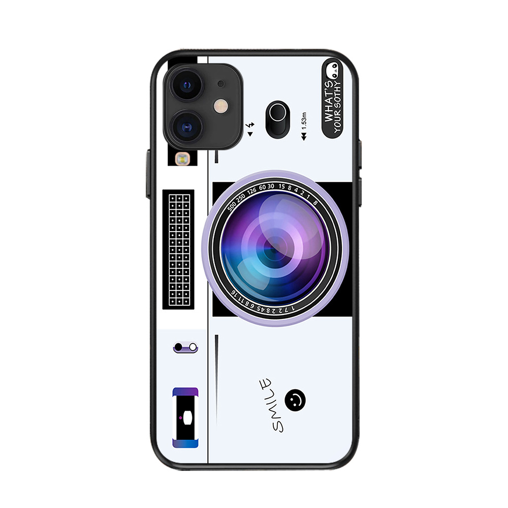 40g Weight iPhone Applicable Brands Phone Cases Classification tpu Material Camera, Tape Pattern Funny Style Tpu Camera Tape Funny Phone Cases Phone Accessories 11