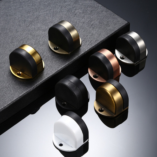 Stainless steel door stop anti-collision magnetic suction wooden door thickened door top punch-free door suction silicone turtle top floor suction for high door resistance
