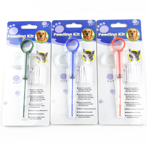 Cat Feeder Pet Syringe Medicator Cat Dog Feeder Worming Tablet Feeder